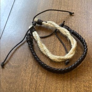 🍀 $4/$15! NWOT!! Set of two men’s bracelets.